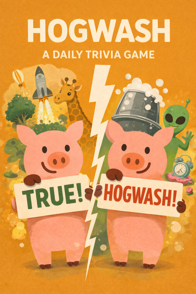 Hogwash: a daily trivia game